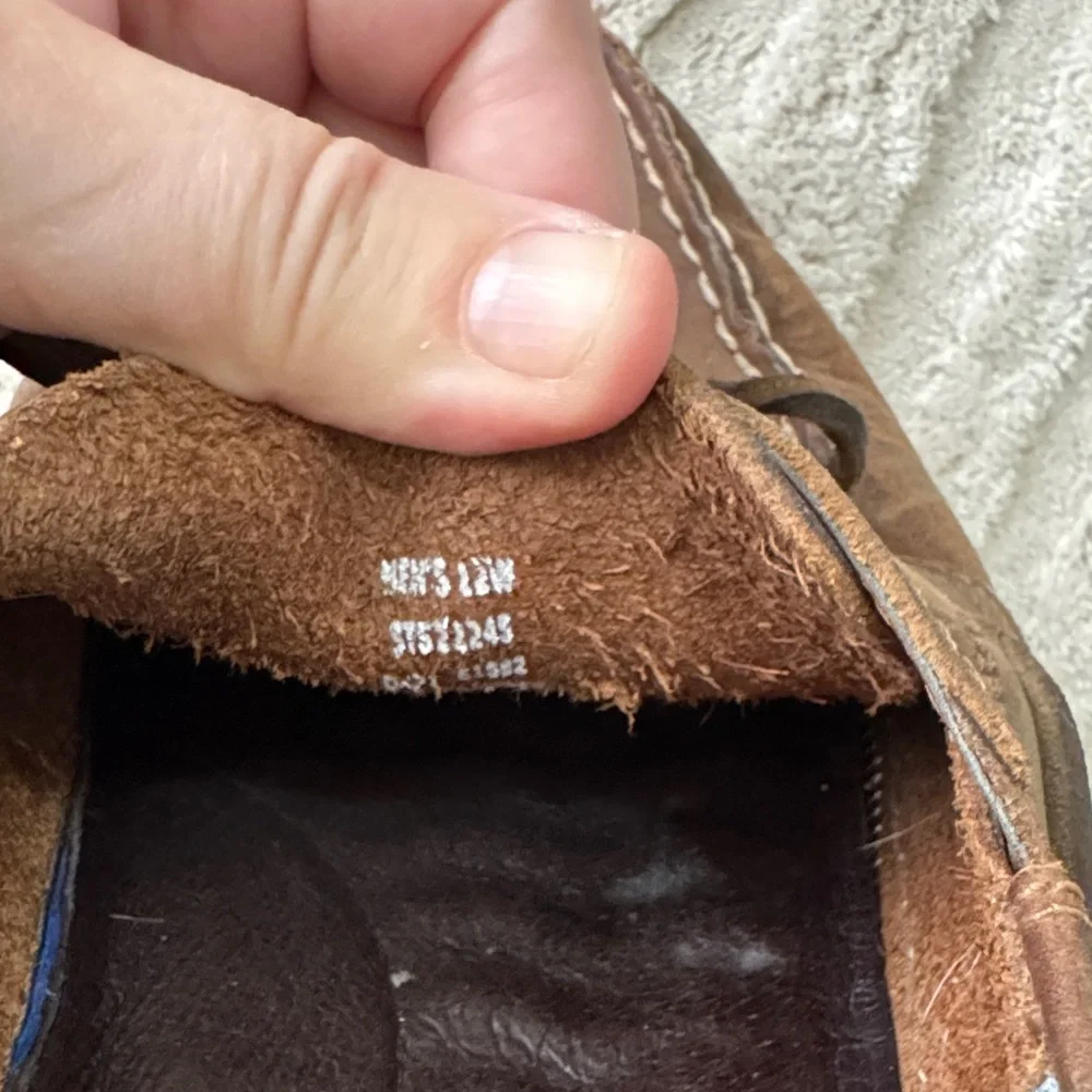 Sperry Men's Tan Leather Boat Shoes